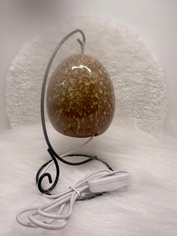 Geode Rose Quartz Crystal Lamp - Image 2