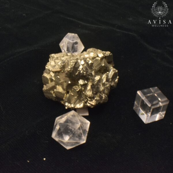 Raw Peru Pyrite Cluster (90 gms) - Image 3