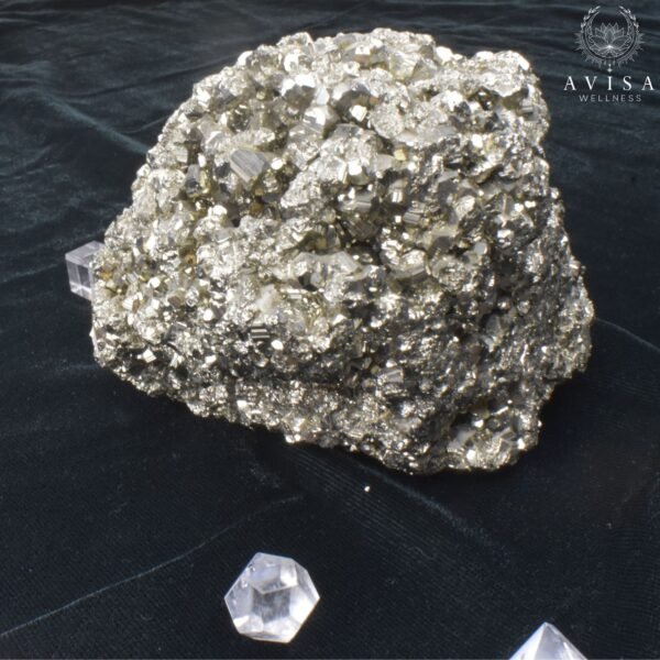 Raw Peru Pyrite Cluster (2 kgs) - Image 5