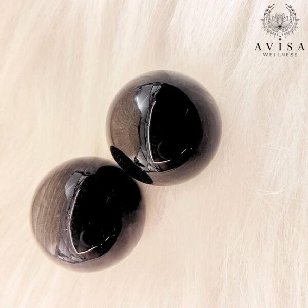 Black Tourmaline Crystal Ball - Image 4
