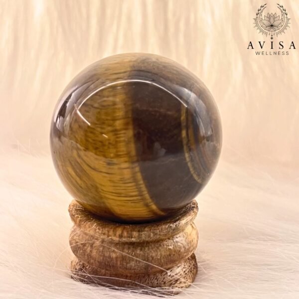 Tiger Eye Crystal Ball - Image 3