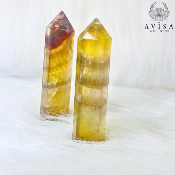 Yellow fluorite Wand - Image 3