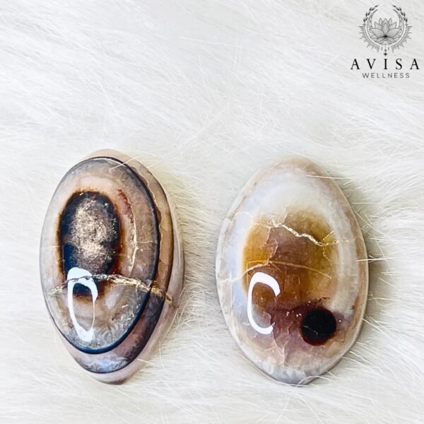 Black Sulaimani Akik Palm Stone