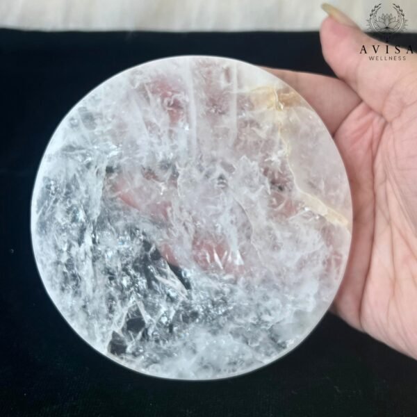 Clear Quartz Coaster - Image 2