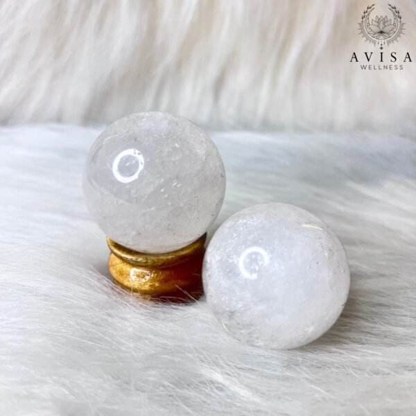 Clear Quartz Crystal Ball