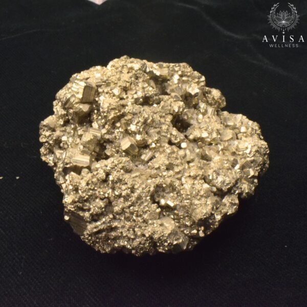 Raw Peru Pyrite Cluster (400 gms) - Image 4