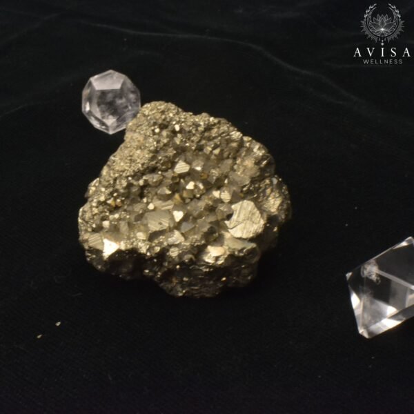 Raw Peru Pyrite Cluster (100 gms) - Image 3