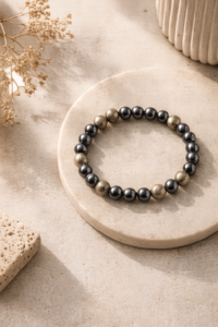 Pyrite Crystal Healing Bracelet for Mental and Emotional Balance
