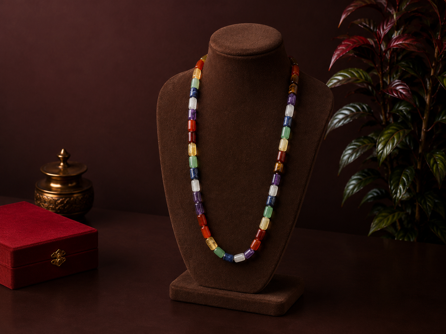 Seven Chakra Healing Necklace