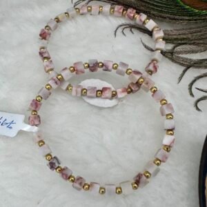 Pink Zebra Jasper Bracelet