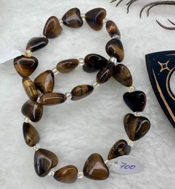 Tiger’s Eye Heart shaped Bracelet