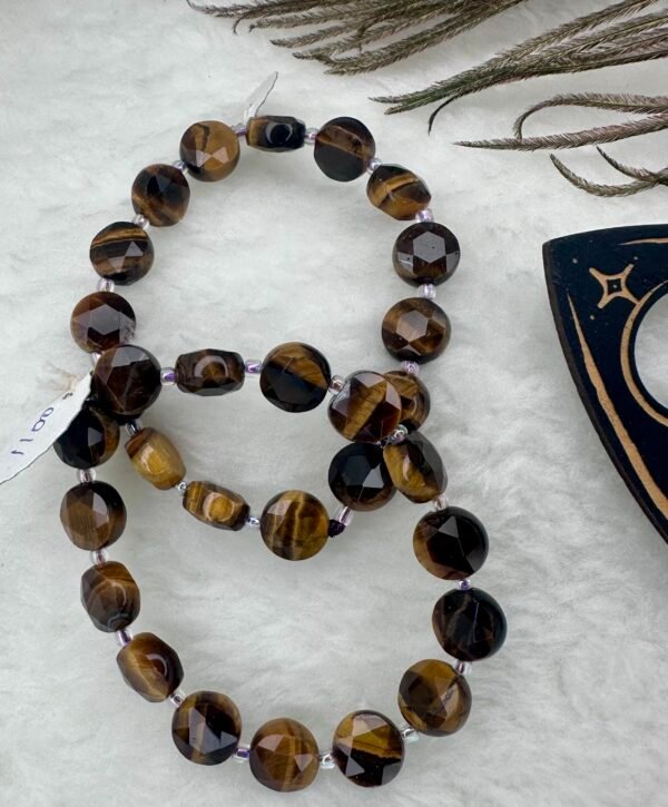 Tiger’s Eye Daimond cut Bracelet