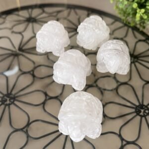 Natural Clear Quartz Turtle – Crystal Tortoise for Healing, Clarity & Positive Energy