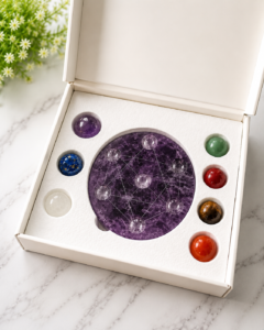 Premium 7 Chakra Crystal Grid