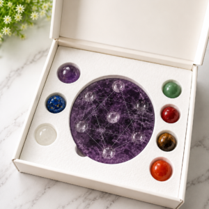 Premium 7 Chakra Crystal Grid